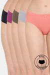 Rosaline Fleur Burst Medium Rise Full Coverage Hipster Panty (Pack of 5) - Multicolor — thumbnail 1